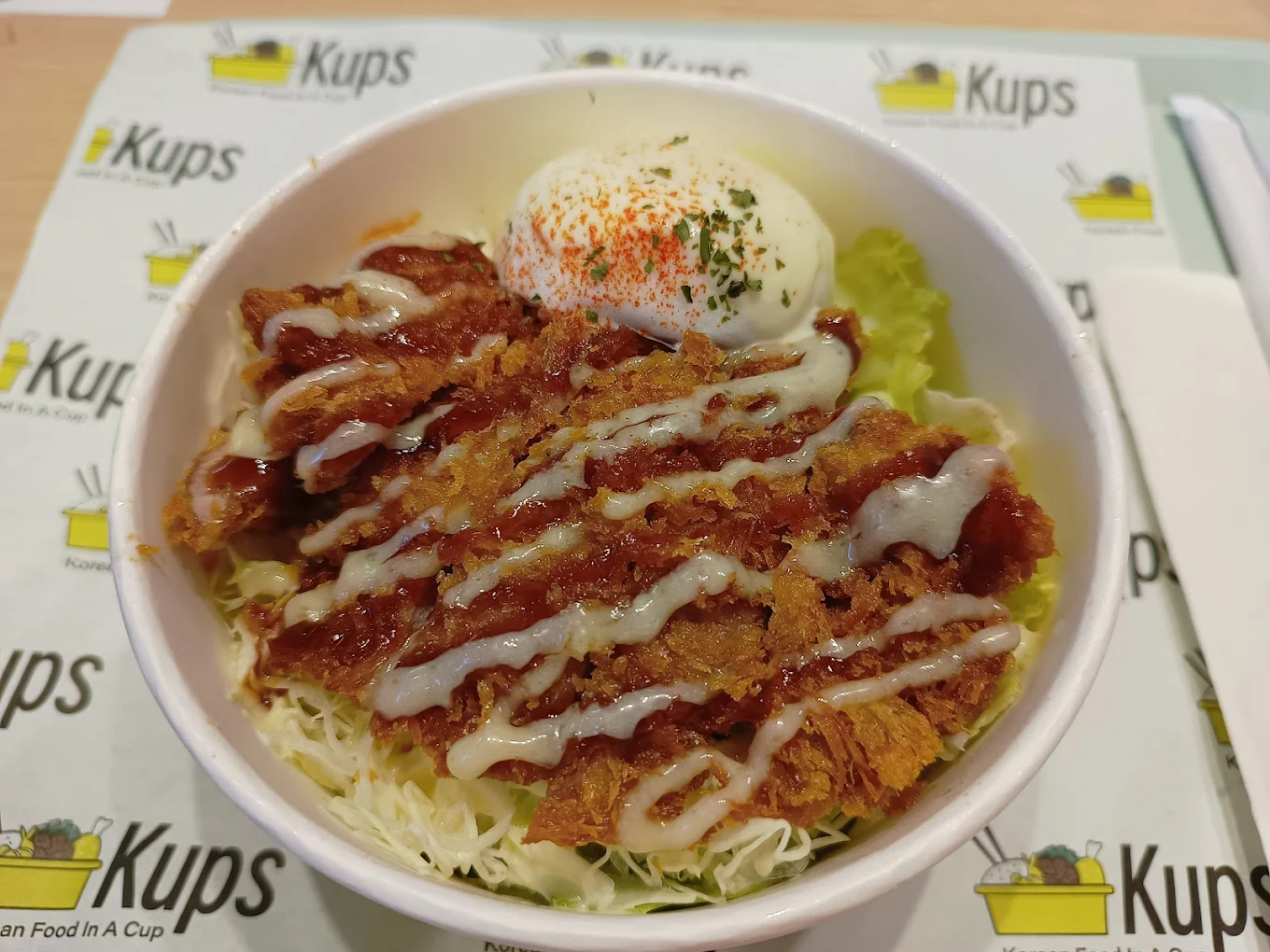 Beef Bulgogi BBQ Rice Kup at Kups Inglewood Calgary