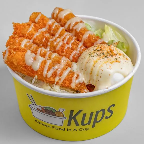 Tempura Shrimp Kup - Korean tempura at Kups Inglewood Calgary